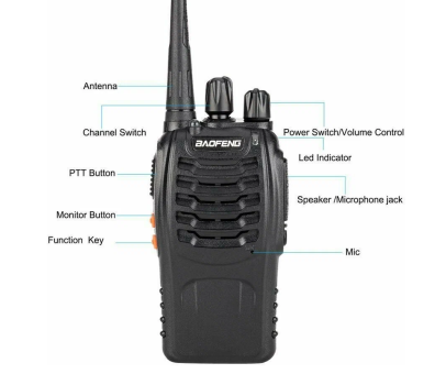 КОМПЛЕКТ РАЦИЙ BAOFENG BF-888S Type-C