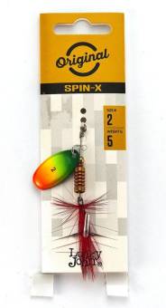БЛЕСНА "2" 5.0гр. FT вращ. SPIN X ROUND "Lucky John"