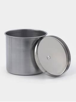 Кружка 1,2л с крышкой (12см)