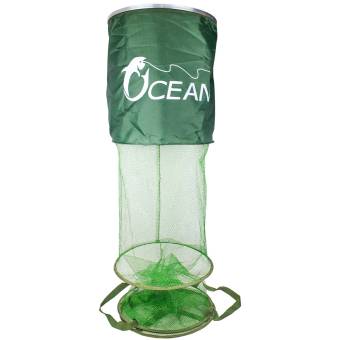 САДОК береговой 200х40см 4 секции, стальные кольца, в сумке OCEAN