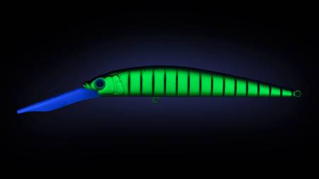 Воблер Strike Pro Alpha Diver 110, 597S Blue Mat Tiger