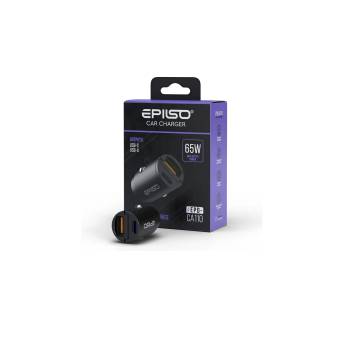 Зарядное устройство USB 65W автомобильное Epilso EPD-CA110