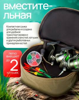 СУМКА-ЧЕХОЛ для Катушек OUTLANDER 1 секция 23х15х9см