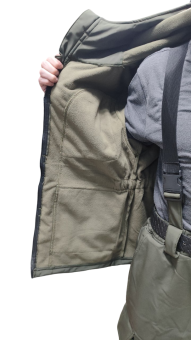 Костюм СофтШелл Softshell на флисе демисезон Олива L&M
