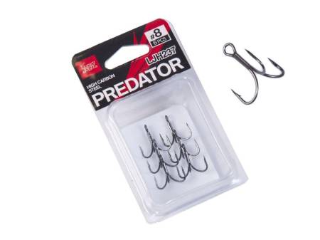 КРЮЧКИ-ТРОЙНИКИ "08" 6шт PREDATOR "Lucky John"