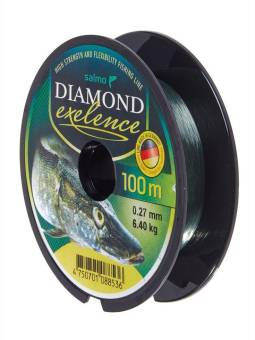 ЛЕСКА DIAMOND монофильная 100m, 0.27mm, 6.40kg. "Salmo"