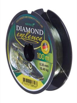 ЛЕСКА DIAMOND монофильная 100m, 0.35mm, 10.40kg. "Salmo"