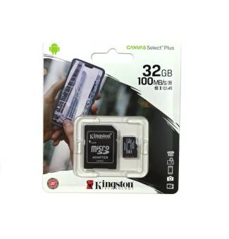 Карта памяти Micro-SD Kingston 32Gb class 10 (+SD адаптер)