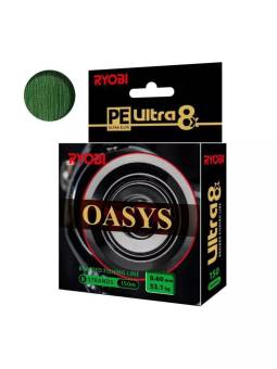 ЛЕСКА плетёная RYOBI OASYS DARK GREEN 150m, 0.60mm, 53.10kg. "Aqua"