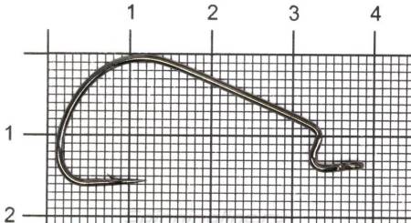 КРЮЧКИ офсетные 6шт. №2 OFFSET Wide Range "Metsui"