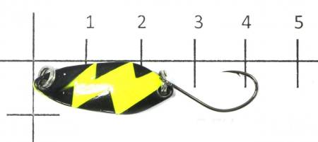 БЛЕСНА колеб. 2,3гр 26мм Trout Police Flasher C80 "Kosadaka"