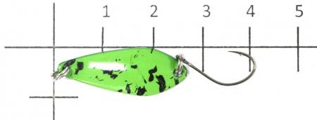 БЛЕСНА колеб. 1,6гр 26мм Trout Police Wily Spoon C02 "Kosadaka"
