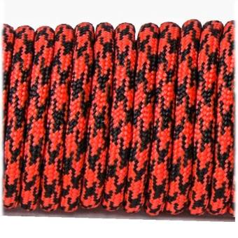 Paracord 550 red black camo #031 30 метров