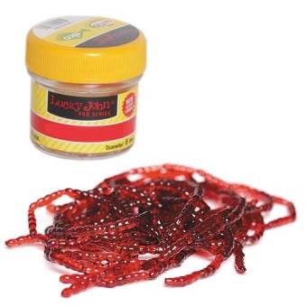 ПРИМАНКА МОТЫЛЬ съедоб. 160шт. Extra Blood Worm XL "Lucky John"