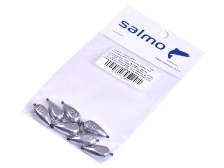 ГРУЗ с силиконовой трубочкой BULLET 9гр. "Salmo"