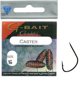 КРЮЧКИ №16 10шт. G-Bait Caster "Gamakatsu"