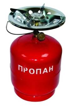 БАЛЛОН газовый с ГОРЕЛКОЙ 8л КЕМПИНГ