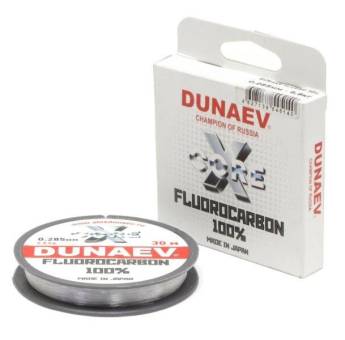 ЛЕСКА Fluorocarbon 15м, 0.620мм, 28 кг "Dunaev"