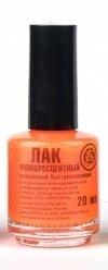 ЛАК ОРАНЖЕВЫЙ флюоресцентный рыболовный "Три кита"