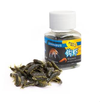 ПРИМАНКА МОРМЫШ естественный TAKEDO Hunter 1,5 см. 60шт. Аромат: Креветка