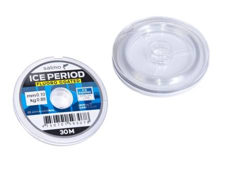 ЛЕСКА ICE PERIOD монофильная зимняя 30m, 0.10mm, 0.89kg "Salmo"